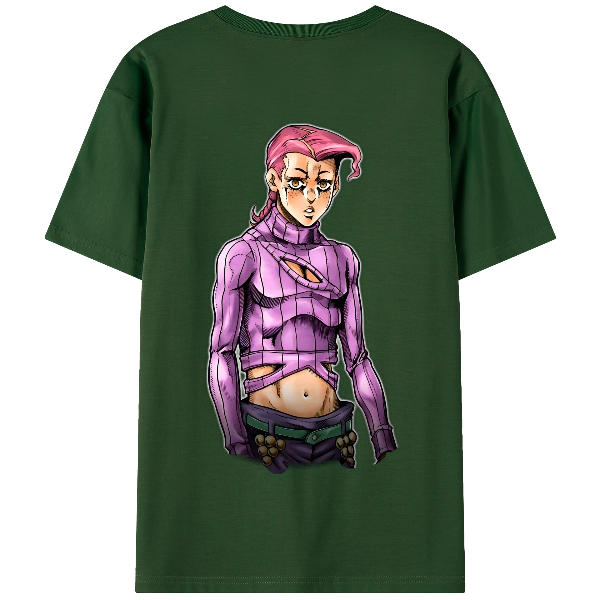 （画像用） ジョジョの奇妙な冒険 ビネガー?ドッピオ JoJo's Bizarre Adventure Vinegar Doppio 綿100％半袖Tシャツ（背面プリント）